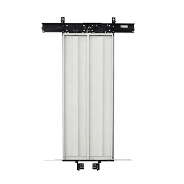 Stainless-steel elevator landing door and hanger system