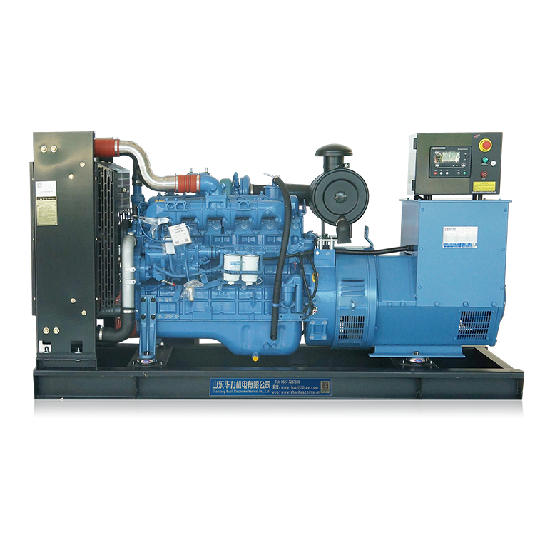 Open-type diesel generator set powered by a Yuchai engine